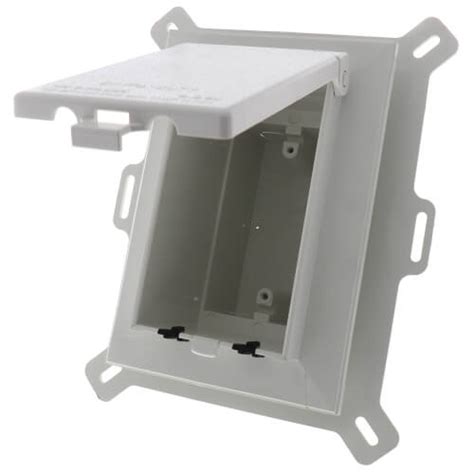 recessed panel enclosure electrical no flange|Recessed Weatherproof In.